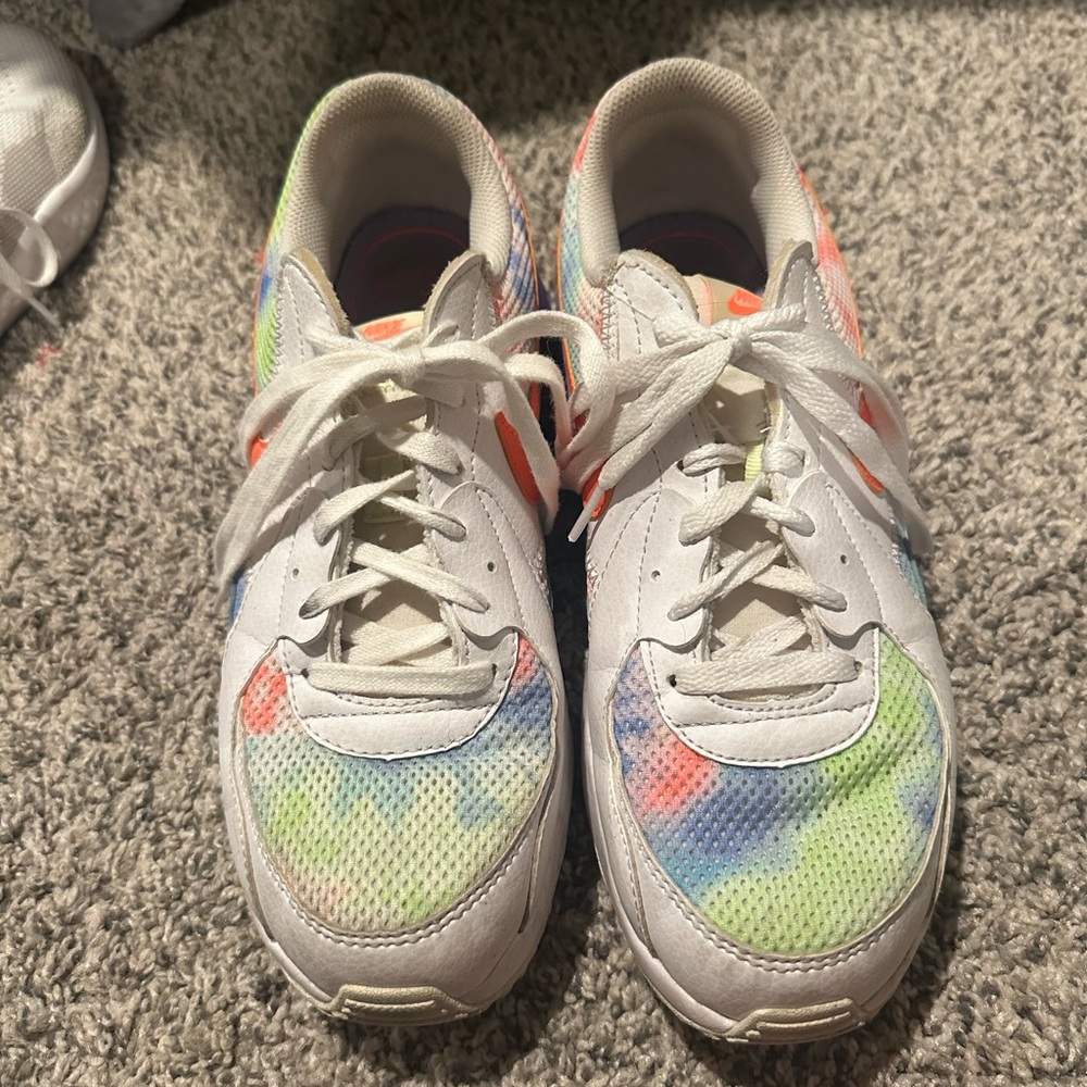 fun colored nike athletic shoes